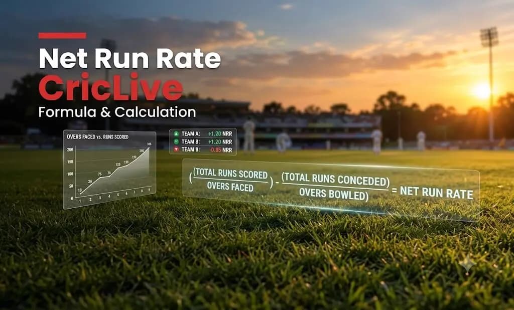 Net Run Rate in Cricket: Formula & Calculation | CricLive