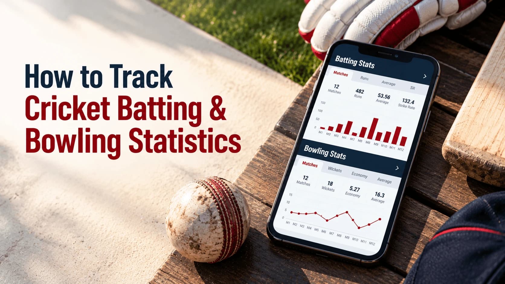 How to Track Cricket Batting & Bowling Statistics